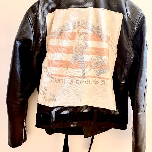 Custom Calf Leather Men's Jacket (New without Tags) - Picture 6 of 7